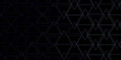 Dark BLUE vector texture with triangular style Beautiful illustration with triangles in nature style Pattern for websites