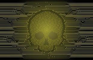 cyber circuit future technology concept background vector