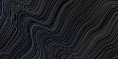 Dark BLUE vector texture with curves