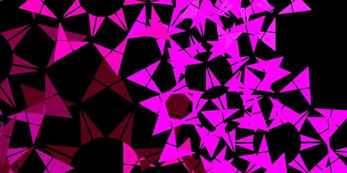 Dark blue green vector texture with triangular style