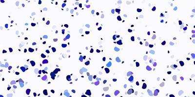 Light pink blue vector texture with memphis shapes
