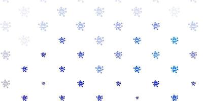 Light blue vector backdrop with virus symbols
