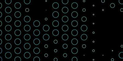 Dark Blue Green vector layout with circle shapes Abstract colorful disks on simple gradient background New template for a brand book