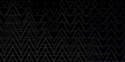 Dark Blue Red vector backdrop with lines triangles Illustration with set of colorful triangles Pattern for websites