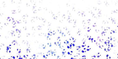 Light purple vector pattern with abstract shapes