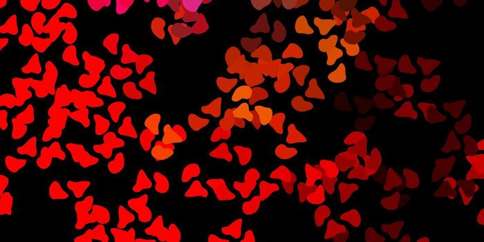 Dark red yellow vector template with abstract forms