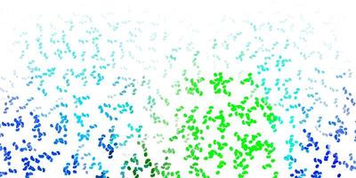 Light blue green vector background with random forms