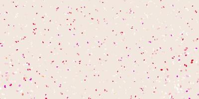 Light red vector pattern with abstract shapes