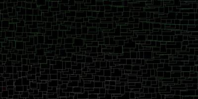 textura de vector verde oscuro en estilo rectangular nueva ilustración abstracta con patrón de formas rectangulares para folletos de folletos de negocios