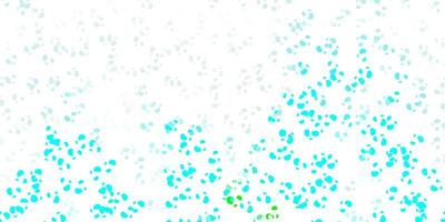 Light blue green vector texture with memphis shapes