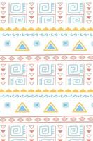 ethnic handmade, seamless tribal ornament vintage decoration pattern vector