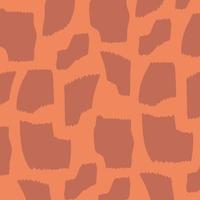 animal skin print pattern, brown spotted fashion texture vector