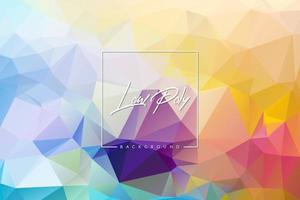 Geometric low poly background with triangular polygons. Abstract design. Vector illustration