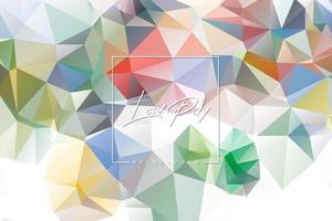 Geometric low poly background with triangular polygons. Abstract design. Vector illustration