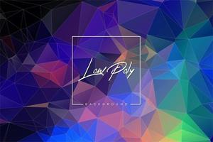 Geometric low poly background with triangular polygons. Abstract design. Vector illustration