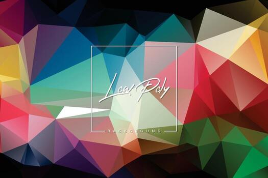 Fondo triangular de semitono abstracto moderno de baja poli. Plantilla de diseño de diseño gráfico de forma poligonal minimalista suave geométrica futurista. ilustración vectorial vector