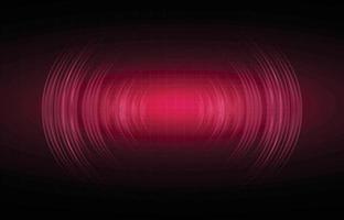 Sound waves oscillating dark light vector