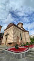 Classical old romanian christian orthodox church photo