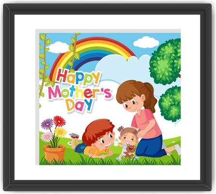 Happy mother's day picture in a frame