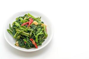 Stir-Fried Chinese Morning Glory or Water Spinach photo