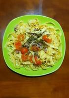 TAGLIATELLE WITH ASPARAGUS photo