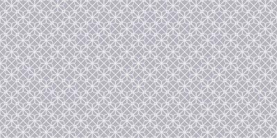 Geometric seamless pattern traditional with flower shape background design vector