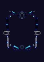 Sacred geometry ornament vector design elements for background