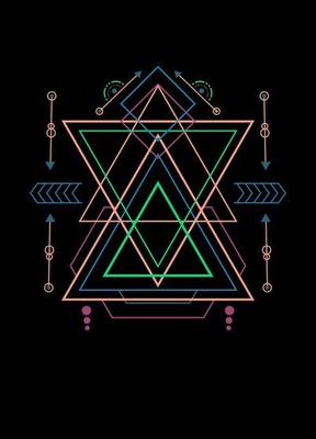 Sacred geometry ornament vector design elements for background