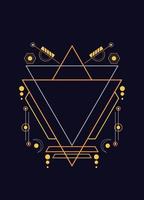 Sacred geometry ornament vector design elements for background