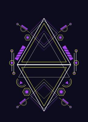 Sacred geometry ornament vector design elements for background