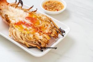 Grilled Fresh Giant River Prawn photo