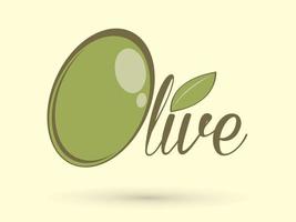 Olive Typography Design