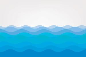 Blue Wave background vector