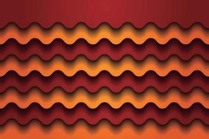 Yellow  and red Wave background vector