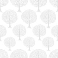 Seamless pattern with graphic illustration of trees, forest. Can be used for wallpaper, pattern fills, web page background, surface textures, textile print, wrapping paper vector