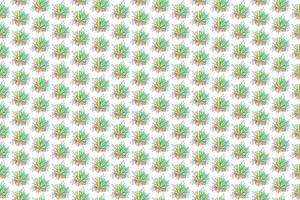 Floral seamless pattern, split-leaf Philodendron and palm leaves background, line art ink drawing vector