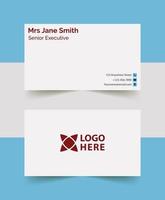 sample  business card template design vector