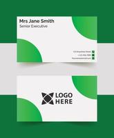 sample  business card template design vector