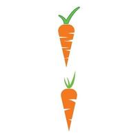 Carrot Vector icon design illustration Template
