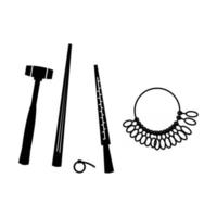 Tool set for measure ring service vector