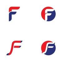 F Letter vector icon