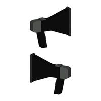 Megaphone Illustrated In Vector