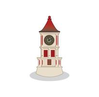 Iconic clock tower design illustration vector eps format , suitable for your design needs, logo, illustration, animation, etc.