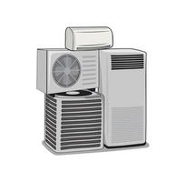 Air Conditioner devices design illustration vector eps format , suitable for your design needs, logo, illustration, animation, etc.