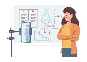 Create Teach and Manage Courses vector