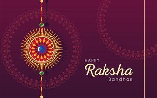 Raksha bandhan multicolored mandala flower wristband vector design