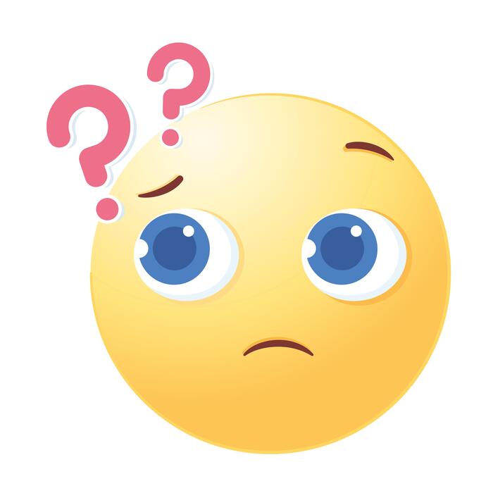 Question Emoji Vector Art, Icons, and Graphics for Free Download