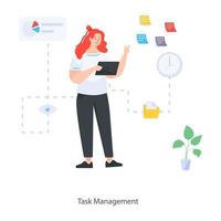 Task Management Design vector