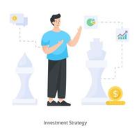 Investment Strategy Design vector