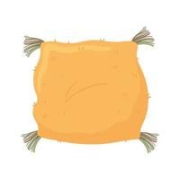 cushion comfort cartoon hygge style vector